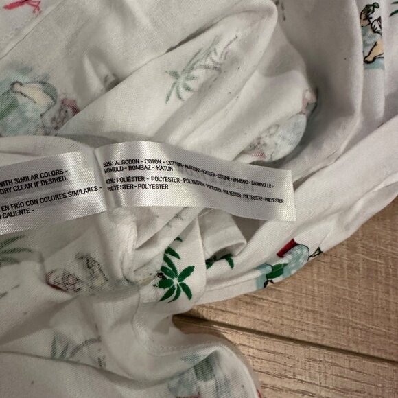 DENIM & FLOWER MENS XLARGE T SHIRT SANTAS FLAMINGOS PALM TREES - Picture 8 of 8